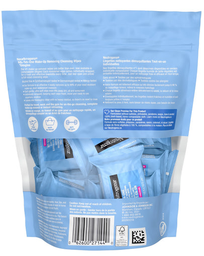Neutrogena All-in-One Make-Up Removing Cleansing Wipes, 20 Wipes