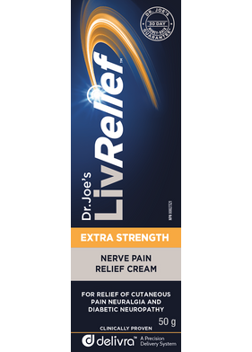 LivRelief Extra Strength Nerve Pain Relief Cream, 50g