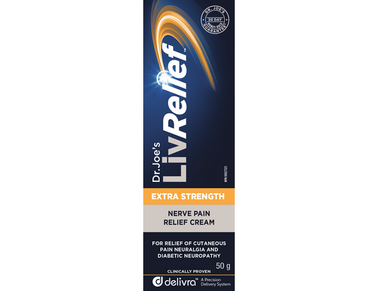 LivRelief Extra Strength Nerve Pain Relief Cream, 50g
