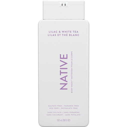 Native Body Wash Lilac & White Tea, 532 mL