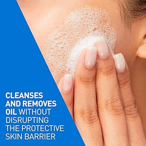 CeraVe Foaming Facial Cleanser with Hyaluronic Acid & 3 Ceramides - 562 mL