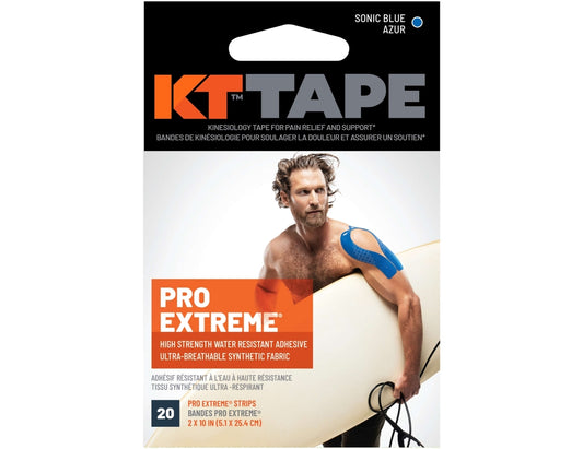 KT Tape Pro Extreme Sonic Blue, 20 ct