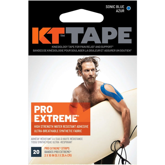 KT Tape Pro Extreme Sonic Blue, 20 ct