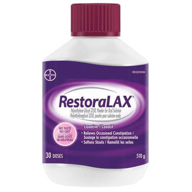 RestoraLAX Polyethylene Glycol 3350 Powder, 510g