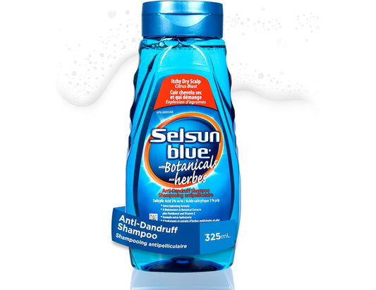 Selsun Blue Anti-Dandruff Shampoo with Botanicals, 325 mL