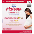 Nestlé Materna Prenatal Multivitamins with DHA and Folic Acid, 60 Tablets