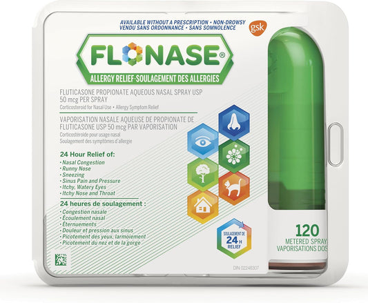 Flonase Allergy Relief Nasal Spray, 120 Sprays