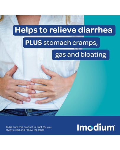 Imodium Complete Antidiarrheal and Gas Relief Caplets, 40 Count