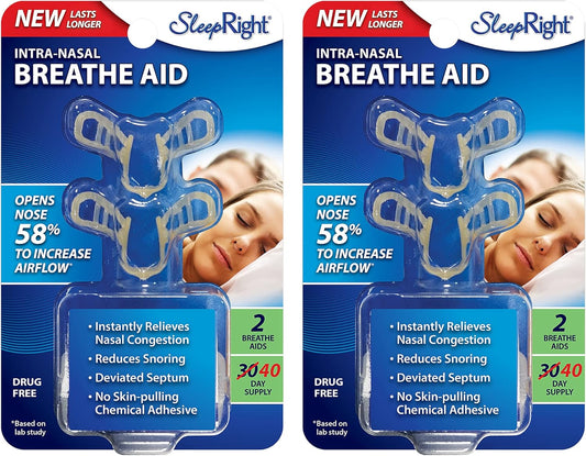 SleepRight Intra-Nasal Breathe Aids