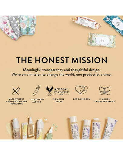 The Honest Company Mom Care Glow On Body Oil, Unscented, 124 mL