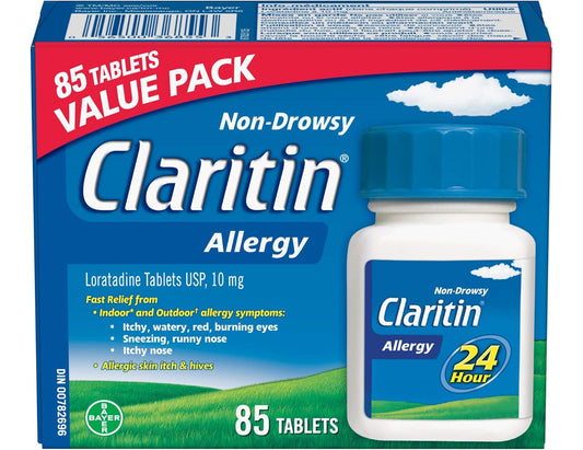Claritin 24-Hour Allergy Relief Tablets 10mg - 85 Count