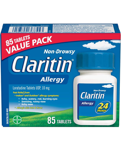 Claritin 24-Hour Allergy Relief Tablets 10mg - 85 Count
