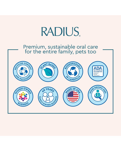 RADIUS Vanilla Mint Dental Floss 55 Yards