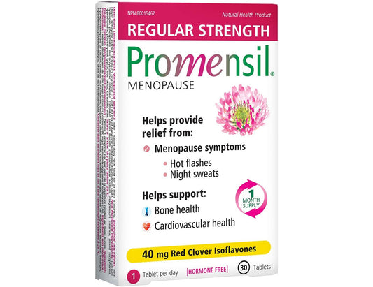 Promensil Regular Strength 40 mg, 30 Tablets