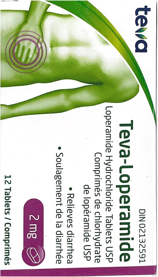 Teva Relieves Diarrhea 12 Count