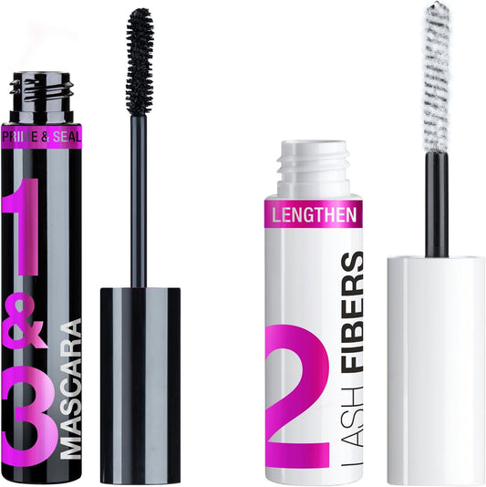 Wet n Wild Lash-O-Matic Mascara Fiber Extension Kit - Very Black, 2 Count