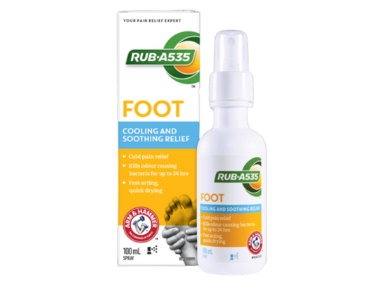 Rub•A535 Foot Cooling & Soothing Relief Spray, 100 mL