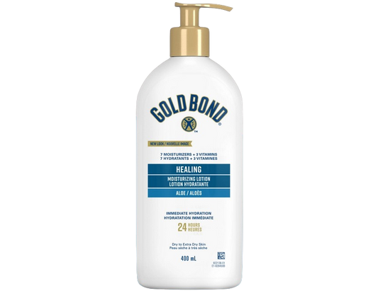 Gold Bond Healing Moisturizing Lotion Aloe, 400 mL