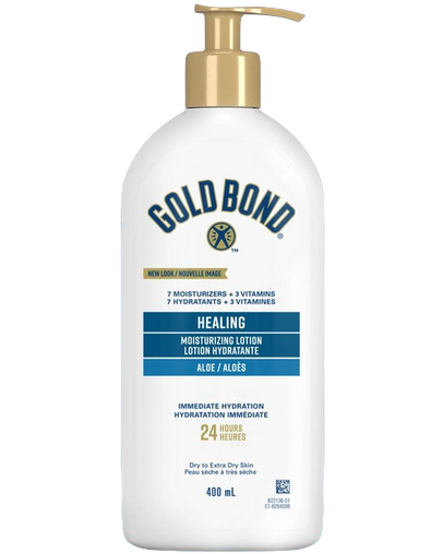 Gold Bond Healing Moisturizing Lotion Aloe, 400 mL