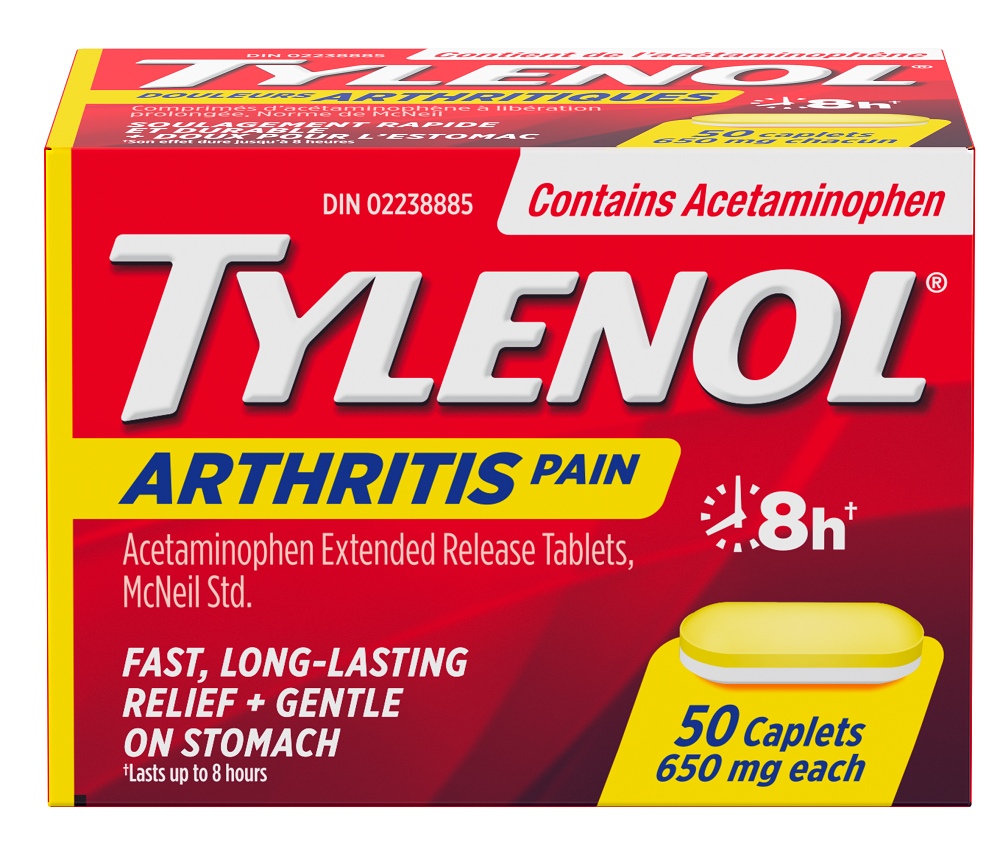 Tylenol Arthritis Pain 650mg, 50 Caplets