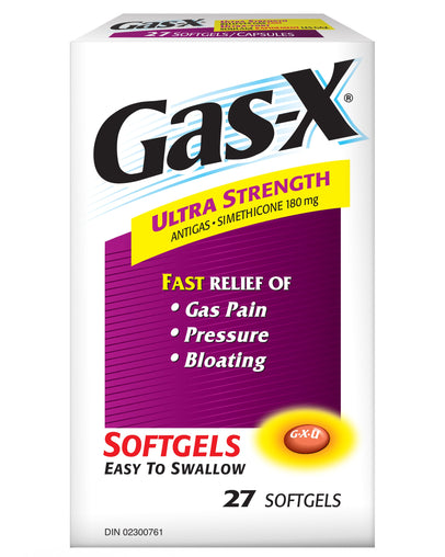 Gas-X Extra Strength 180mg Softgels - 27 Count