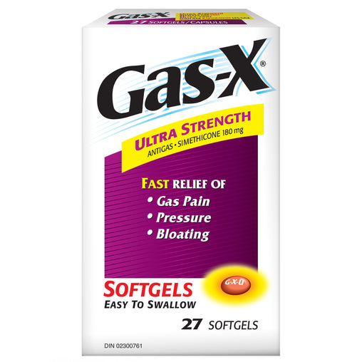 Gas-X Extra Strength 180mg Softgels - 27 Count