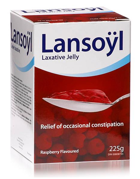 Lansoÿl Laxative Jelly, Raspberry Flavoured 225g