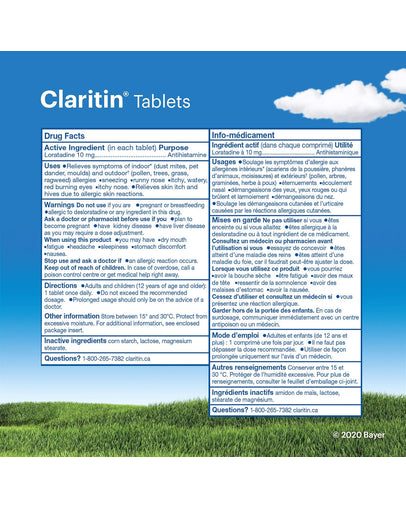 Claritin 24-Hour Allergy Relief Tablets 10mg - 85 Count