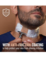 King C. Gillette Double Edge Safety Razor with Chrome Plated Handle & 5 Platinum-Coated Blades