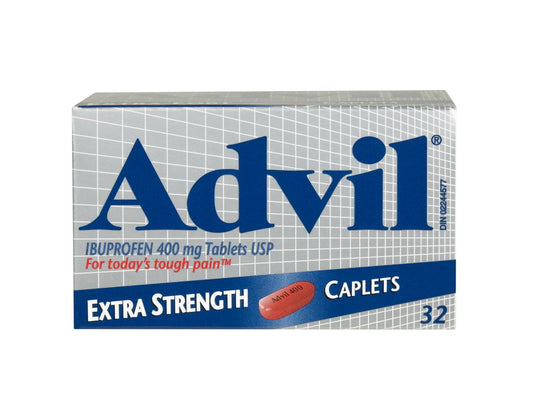 Advil Extra Strength Ibuprofen 400mg Caplets – 32 Count