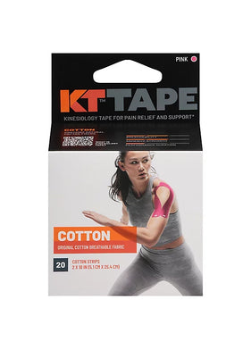 KT Tape Elastic Sports Tape Pink, 20 ct