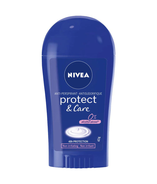 Nivea Protect & Care Anti-Perspirant Stick, 43 g