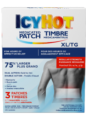 Icy Hot Medicated Patch XL, 3 ct