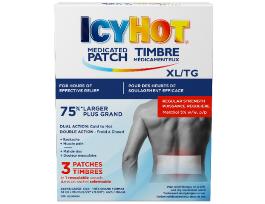 Icy Hot Medicated Patch XL - 3 Count