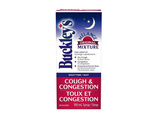 Buckley’s Nighttime Cough & Congestion Syrup, 100 mL