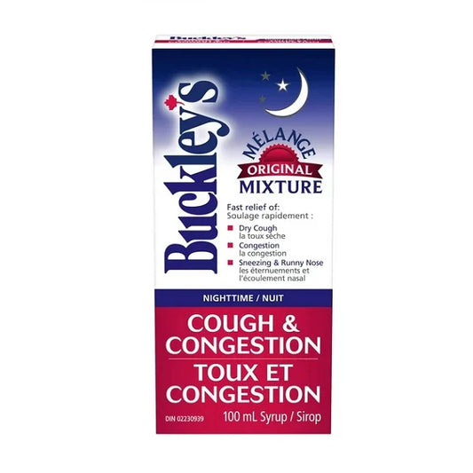 Buckley’s Nighttime Cough & Congestion Syrup, 100 mL