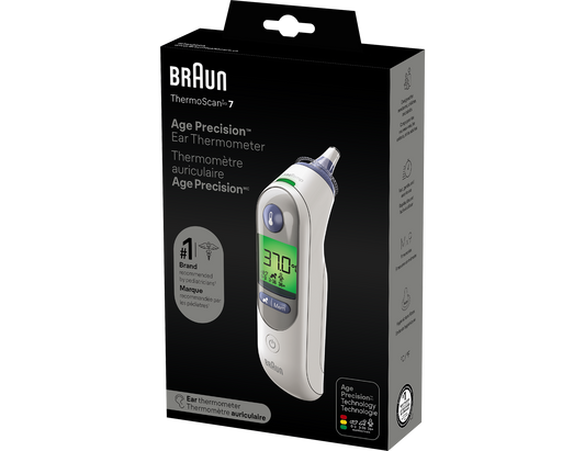 Braun ThermoScan 7 Ear Thermometer with Age Precision – 1 ct