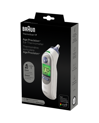 Braun ThermoScan 7 Ear Thermometer with Age Precision – 1 ct