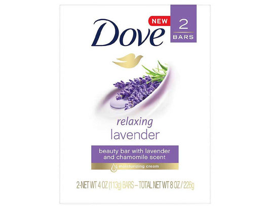 Dove Relaxing Lavender Beauty Bar 113 g, 2 ct