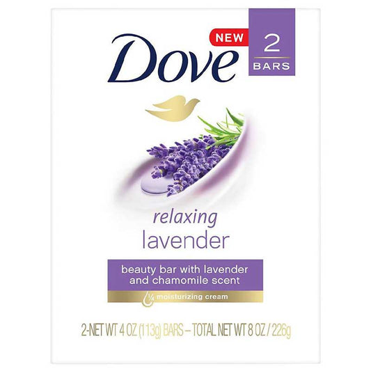 Dove Relaxing Lavender Beauty Bar 113 g, 2 ct