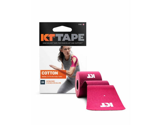 KT TAPE Cotton Pink – 20 Precut Strips