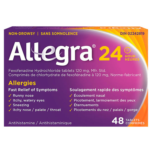 Allegra 24 Hours Antihistamine Tablets. 48 ct