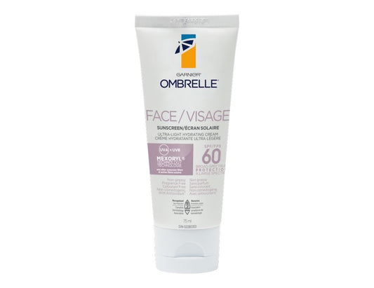 Ombrelle Ultra Light Hydrating Sunscreen Cream SPF 60 – 75 mL
