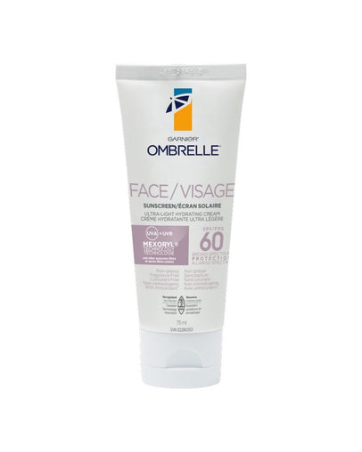 Ombrelle Ultra Light Hydrating Sunscreen Cream SPF 60 – 75 mL