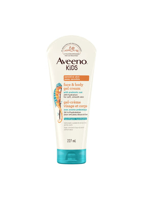 Aveeno Kids Face & Body Gel Cream, 227 mL