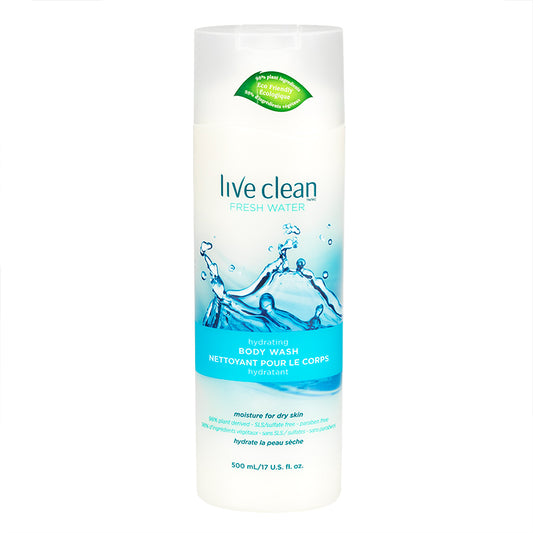 Live Clean Spa Therapy Moisturizing Body Wash, 500 mL