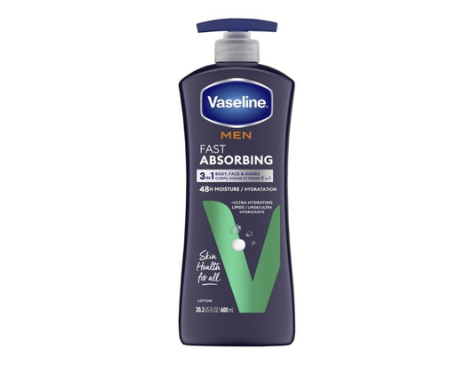 Vaseline Men Fast Absorbing Lotion 600 mL