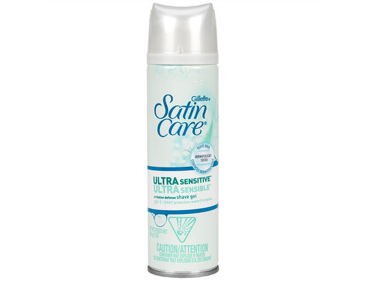 Gillette Satin Care Ultra Sensitive Shave Gel, 198g