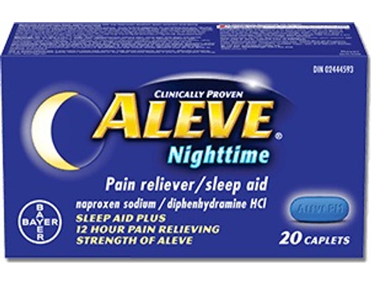 Aleve Nighttime 220mg Caplets – 20 Count