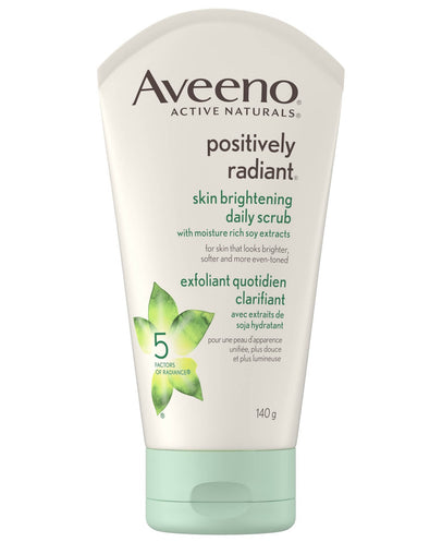Aveeno Positively Radiant Brightening Scrub, 198g